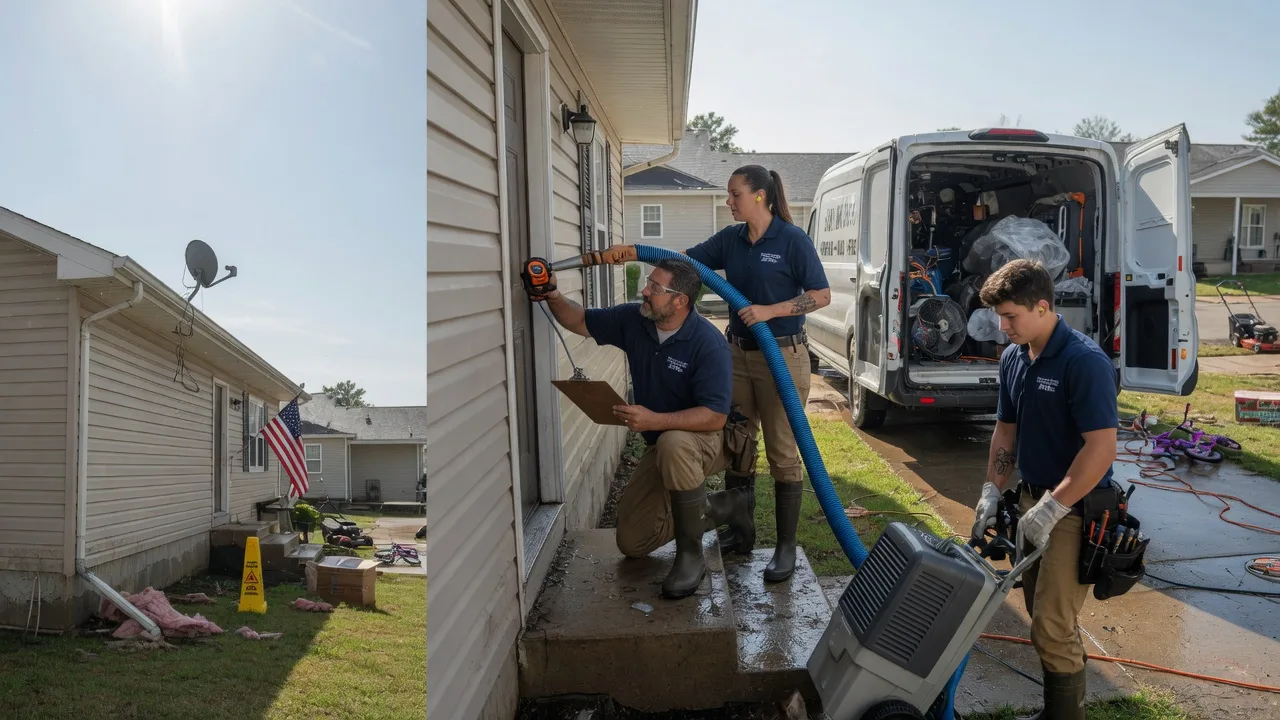 Ceiling Water Damage Restoration in Eau Galle, WI near me